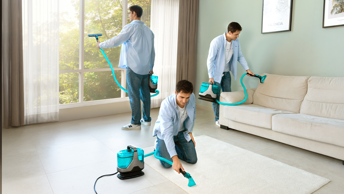 моющий пылесос для тканей