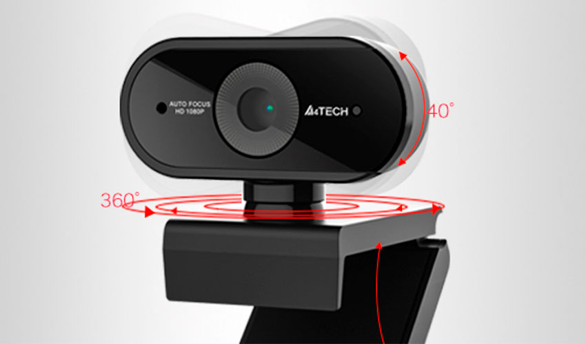 Веб-камера A4Tech PK-930HA USB Black -9