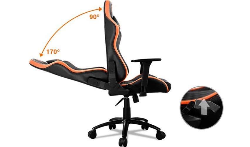 Кресло для геймеров Cougar Armor Pro Black-Orange -2