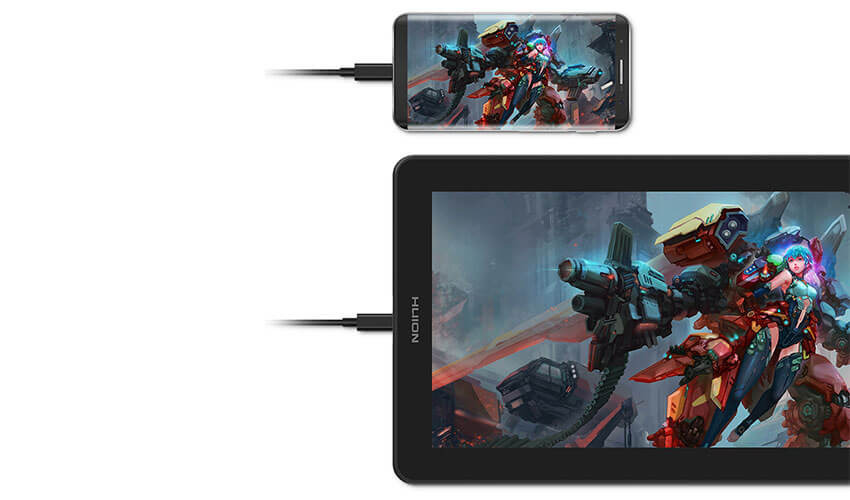 Графічний монітор Huion Kamvas 13 + рукавичка (GS1331)