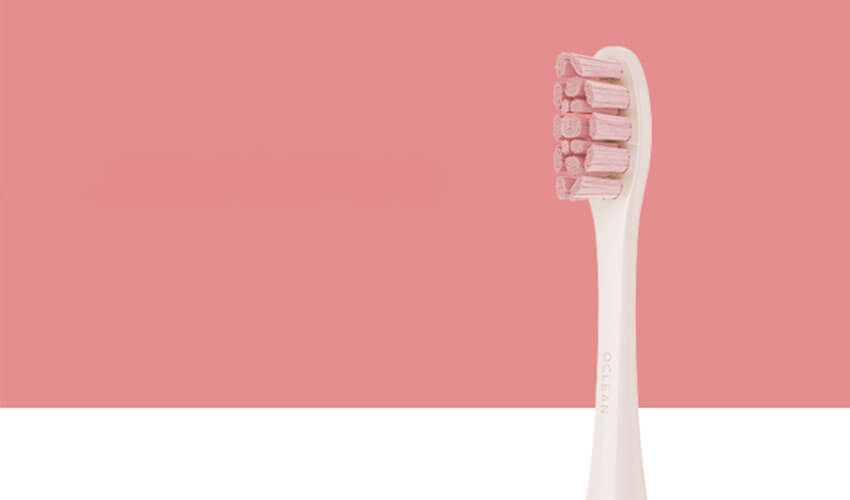 Набор сменных щеток-насадок Oclean PW03 Toothbrush Head for One/SE/Air/X Pink (2шт/упаковка) цена, отзывы, характеристики, купить в Киеве | интернет-магазин ШО!