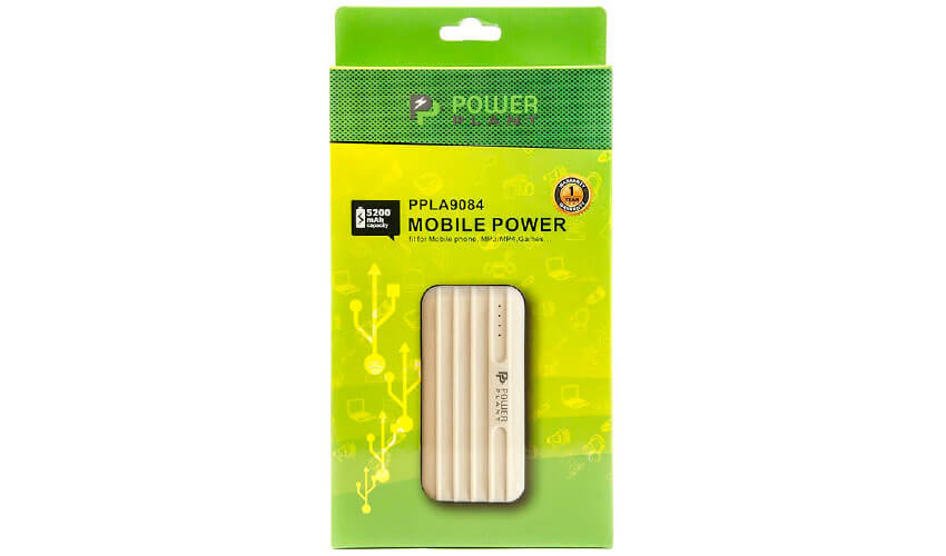 Универсальная мобильная батарея PowerPlant/PB-LA9084/5200mAh
