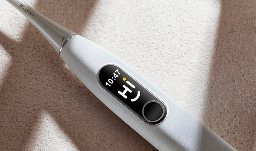 Xiaomi Oclean X Pro Elite Limestone Grey Наличие Bluetooth Индикатор уровня заряда Футляр