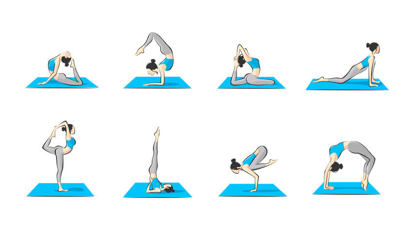 Килимок для йоги YUNMAI Yoga Mat Blue (YMYG-T602)