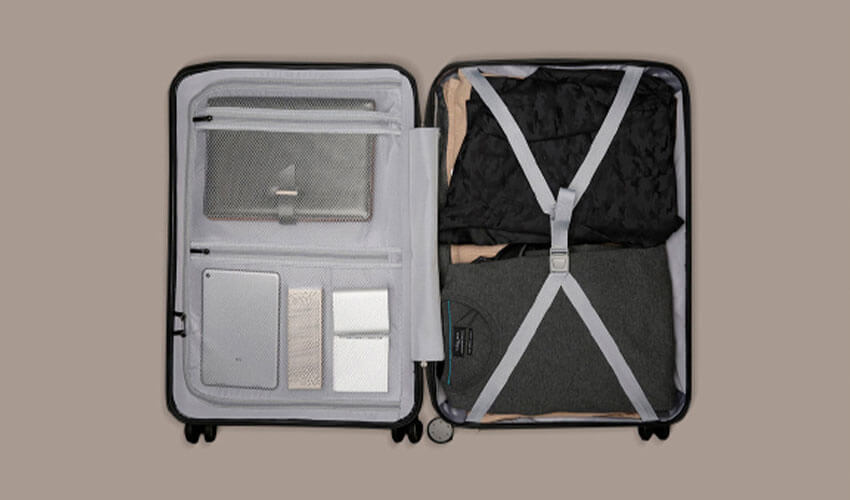 90 Points Suitcase Aurora Gray 24 (XNA4066CN)