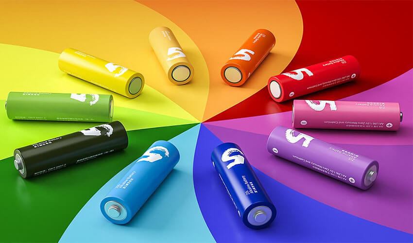 Xiaomi ZMi Rainbow AA batteries