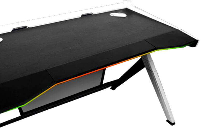 Геймерский стол DXRacer GD/1000/NE Black/Green -1