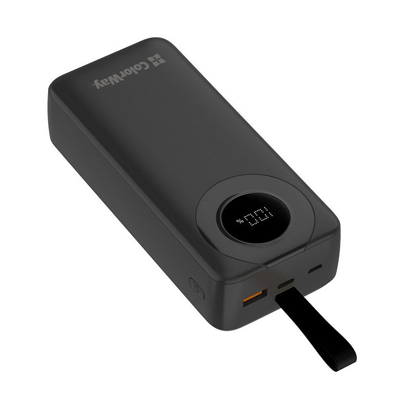 Универсальная мобильная батарея ColorWay EnergyPlus 30000mAh Black (CW-PB300LPB4BK-PDD)