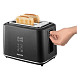 Тостер Sencor 1080Вт, підігрів, розморожування, сенс. керування, LED, пластик, чорний