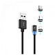 Кабель SkyDolphin S59KIT Magnetic USB - Lightning + microUSB + Type-C 1м, Black (SDUSB-000547)