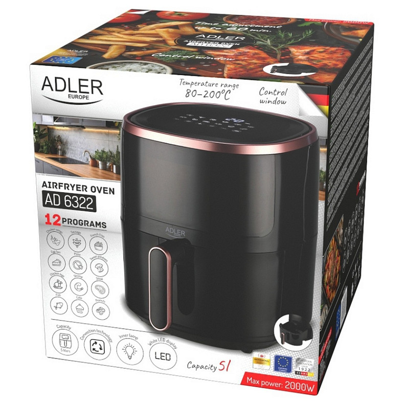 Мультипіч Adler AD 6322 Black