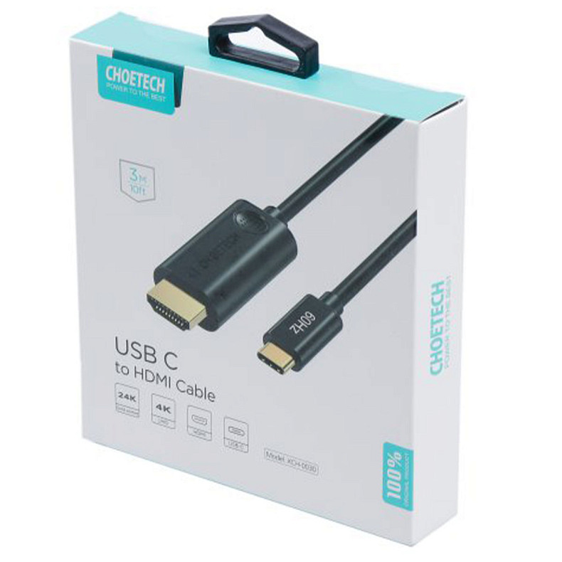 Кабель USB-C на HDMI, 4K 60Гц, 3м