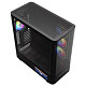 Корпус Modecom VOLCANO AQ400 ARGB MIDI SIDE LCD 6,2”, 4x120mm fans BLACK без БЖ ATX