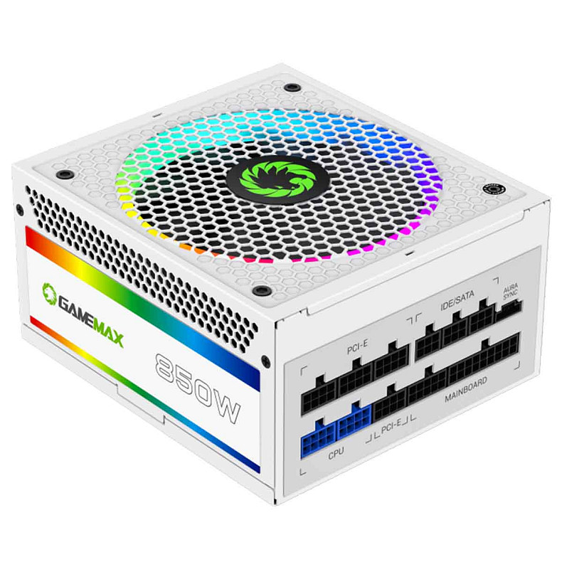 Блок питания GameMax RGB850 PRO WH 850W