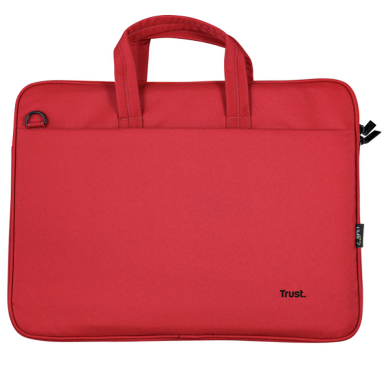 Сумка для ноутбука Trust Bologna Slim Laptop Bag 16 inch Eco - red