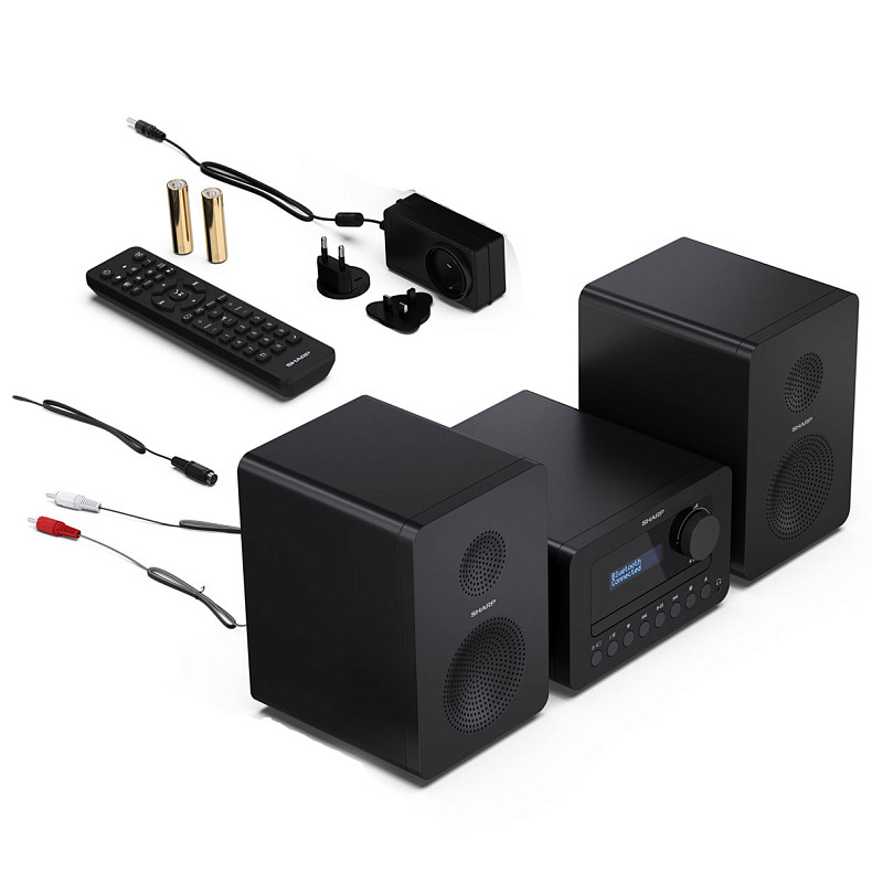 Музыкальный центр Sharp XL-B520D(BK) Black