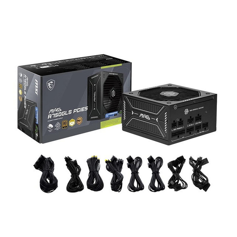Блок живлення MSI MAG A750GLS PCIE5 750W