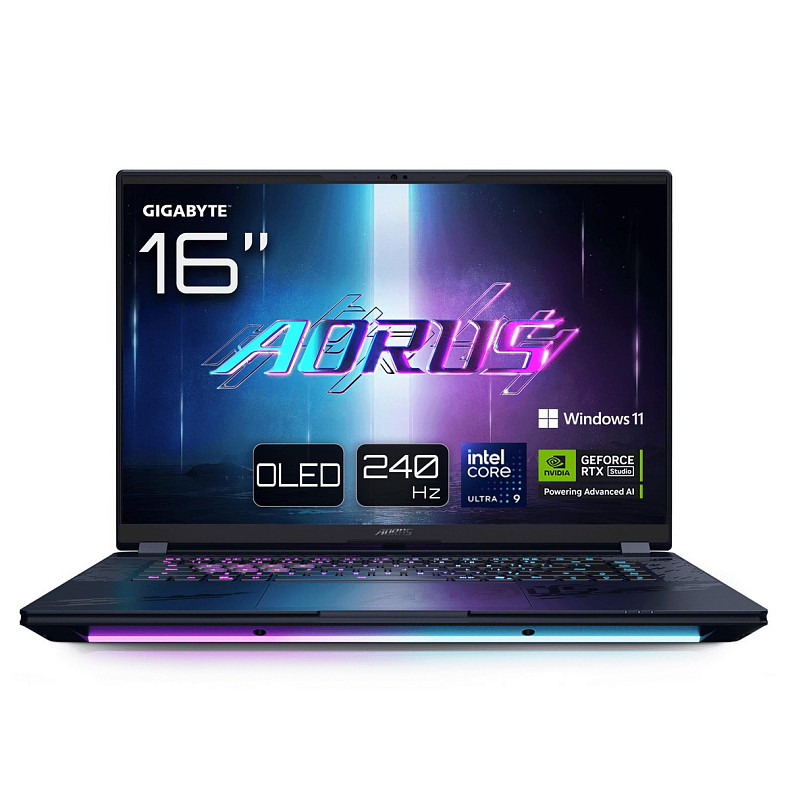 Ноутбук AORUS MASTER 16 BZH 16" QHD OLED, Intel U9-275HX, 32GB, F2TB, NVD5090-24, W11P, черный