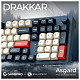 Клавиатура GamePro Asgard Drakkar Keychron Super Red Switch Blue (MK305BL)