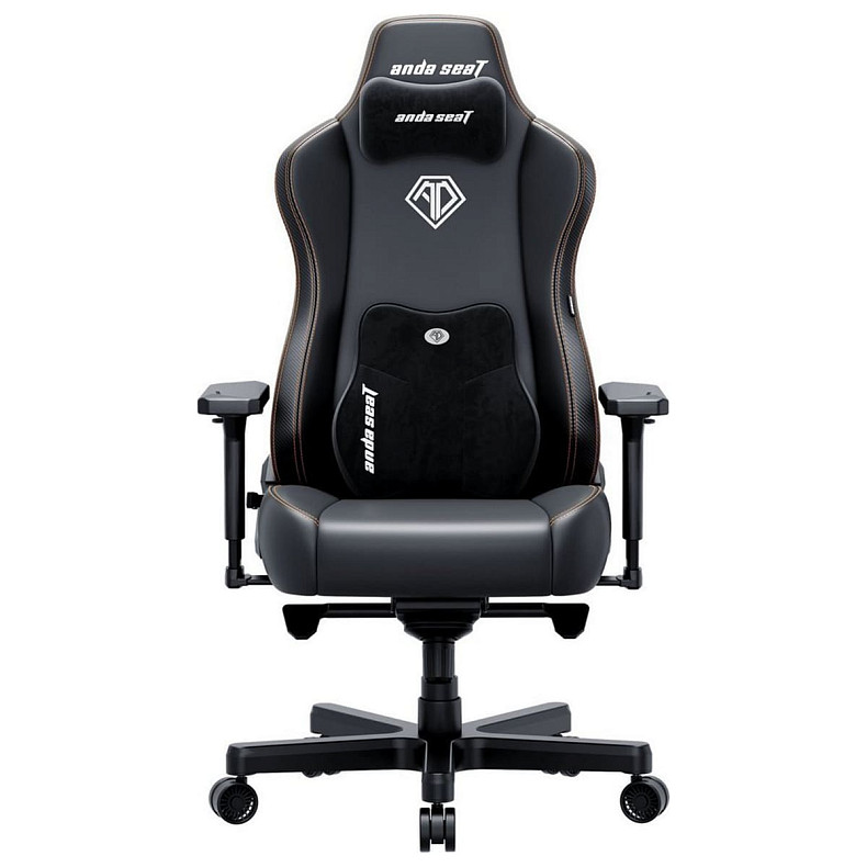 Кресло игровое Anda Seat Kaiser 3E Black PVC Size XL (AD23YC-XL-08-B-PV/C-B01)