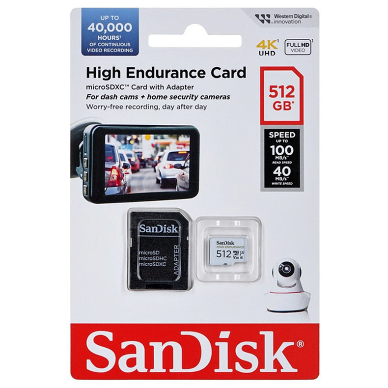Карта пам’яті SANDISK MICRO SDXC 512GB UHS-3 SDSQQNR-512G-GN6IA