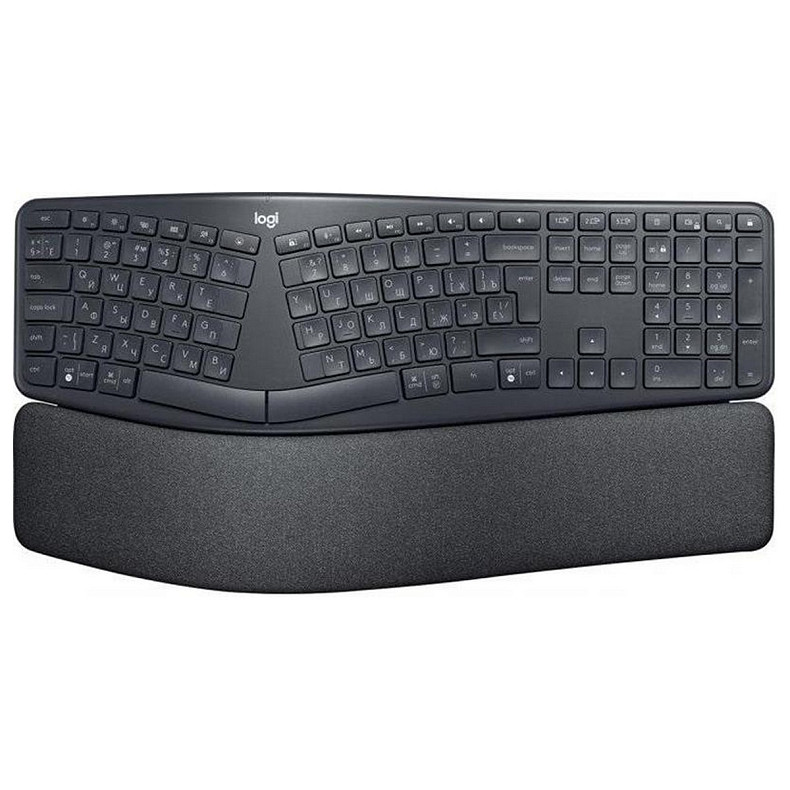 Клавіатура Logitech Ergo K860 Bluetooth/Wireless UA Black (920-010108)