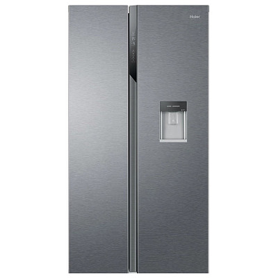 Холодильник Haier SBS, 177.5x90.8х64.7, холод.відд.-328л, мороз.відд.-177л, 2дв., А++, NF, інв., дис