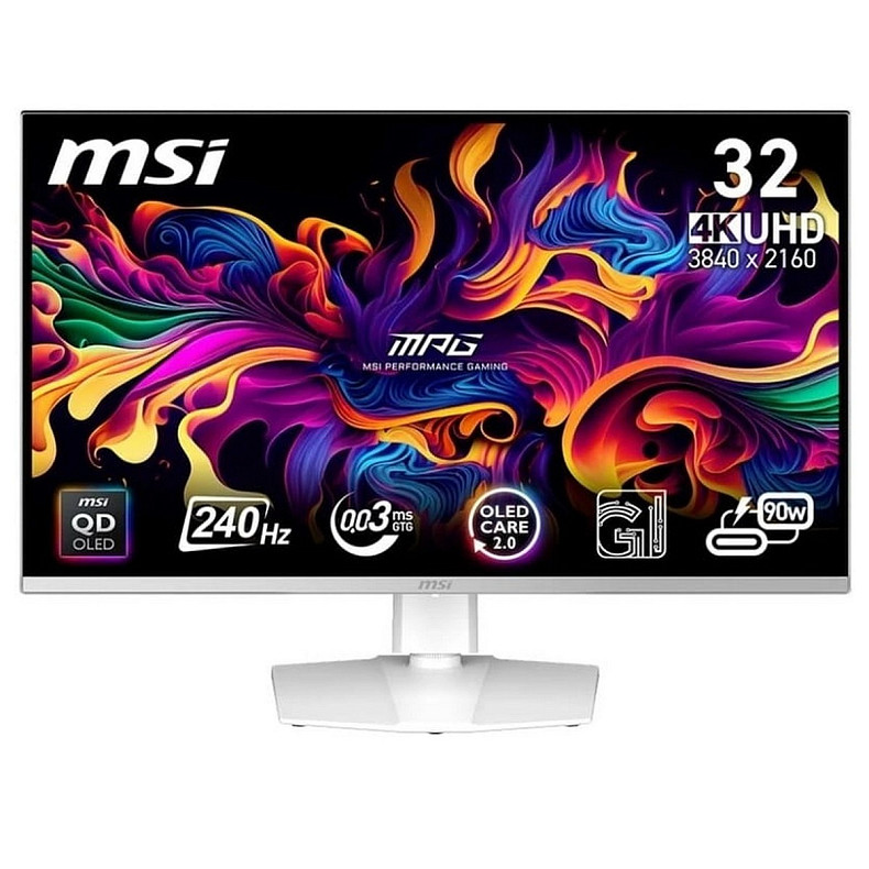 Монітор MSI MPG 321URXW QD-OLED 31.5" 240Hz White