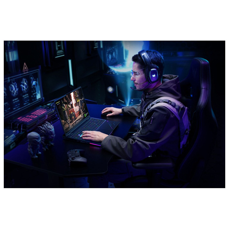 Ноутбук Acer Predator Helios 16 PH16-73 16" OLED, Intel U9-275HX, 32GB, F1TB, NVD5070Ti-12, Lin
