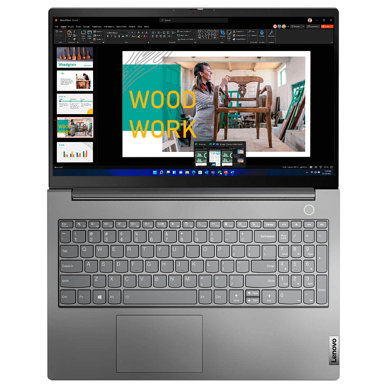 Ноутбук Lenovo ThinkBook 15-G4 15.6" FHD IPS AG, Intel i3-1215U, 8GB, F256GB, UMA, DOS, сірий