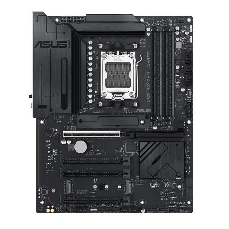 Материнcька плата ASUS X870 MAX GAMING WIFI7 sAM5 X870 4xDDR5 M.2 HDMI USB Type-C WiFi BT ATX
