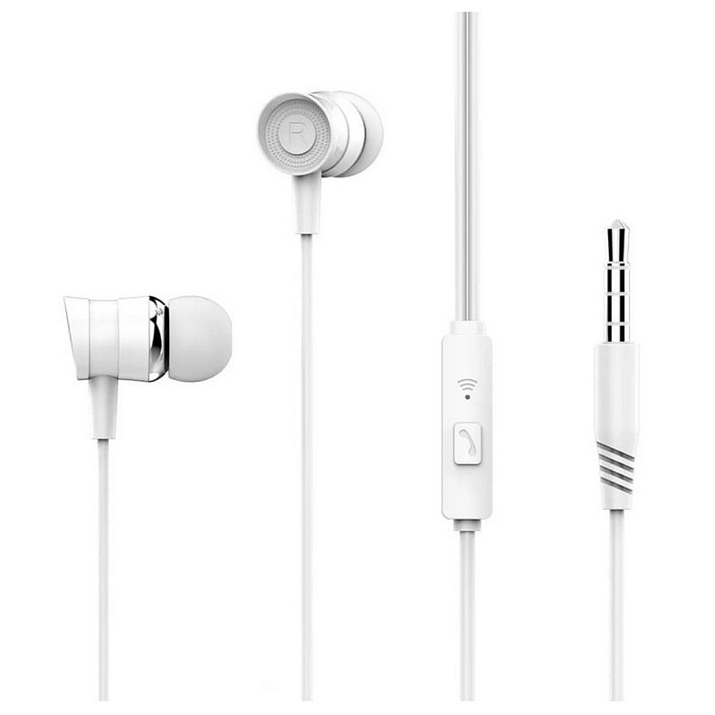 Гарнітура XO EP20 Music Earphone White (6920680866946)