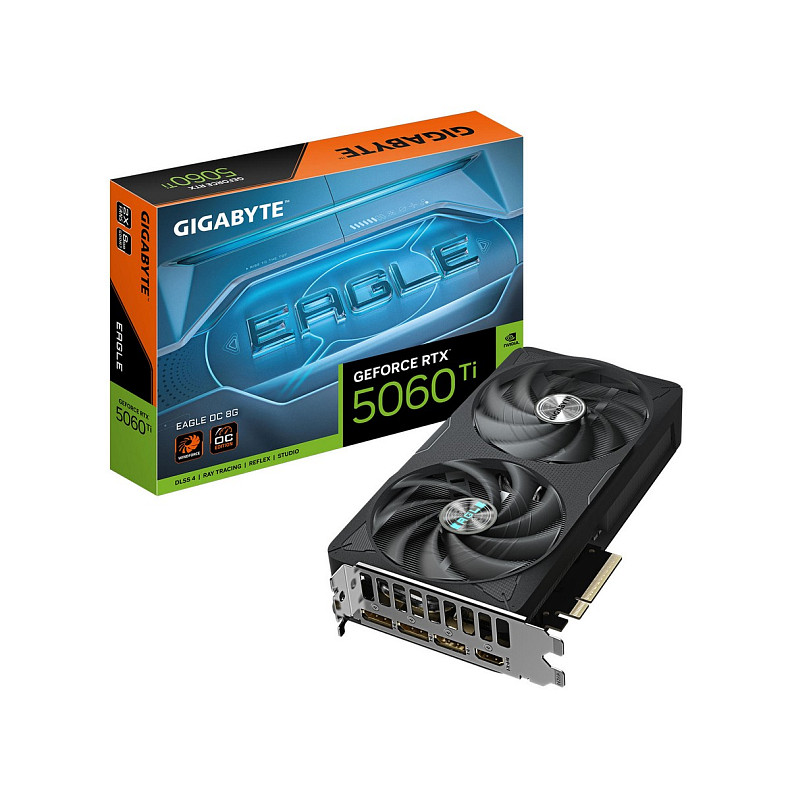 Відеокарта GIGABYTE GeForce RTX 5060 Ti 8GB GDDR7 EAGLE OC