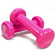Гантель виниловая Stein 0.5 кг / шт/ розовая