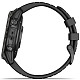 Спортивний годинник GARMIN Fenix 7 Pro Sapphire Solar Carbon Gray DLC Titanium with Black Silicone