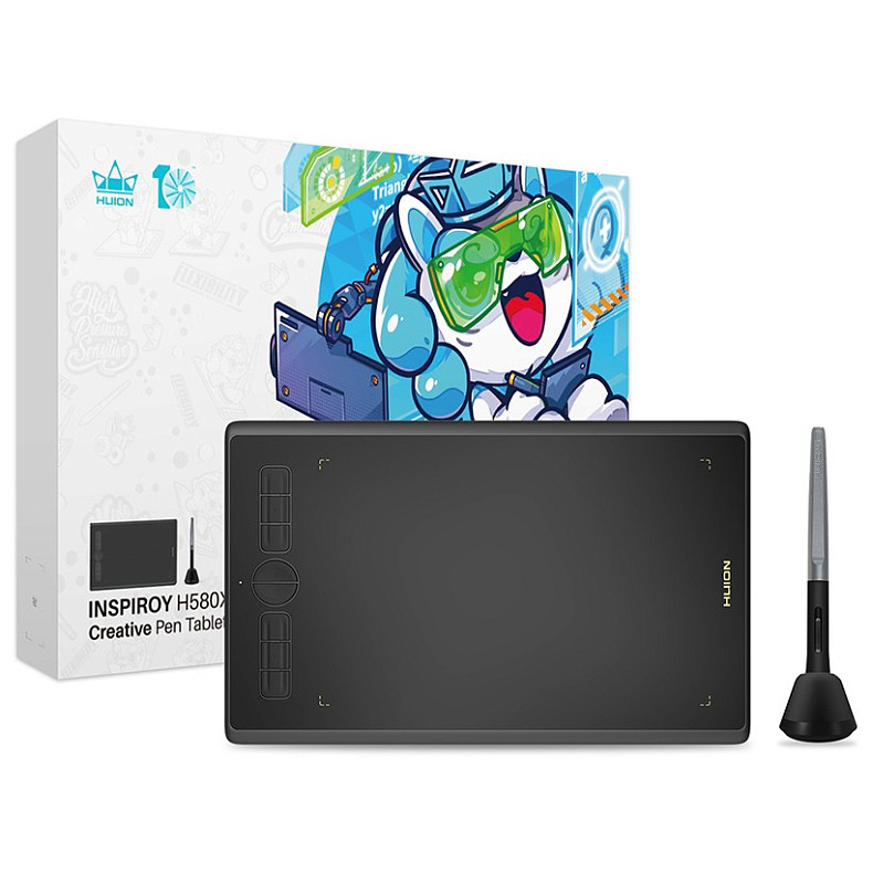 Графічний планшет Huion Inspiroy H580X