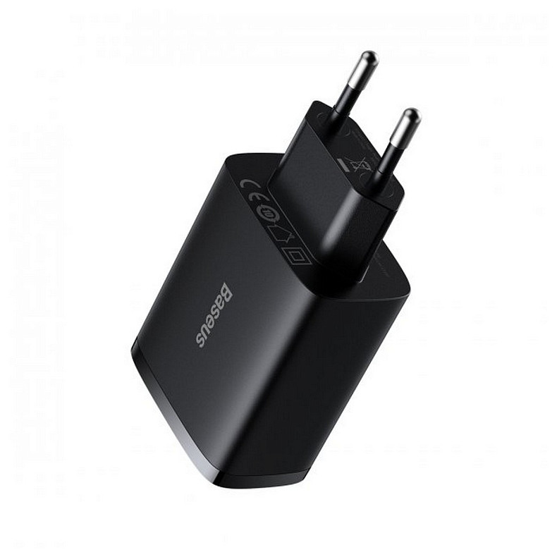 Сетевое зарядное устройство Baseus Compact 17W (3 USB) Black (CCXJ020101)