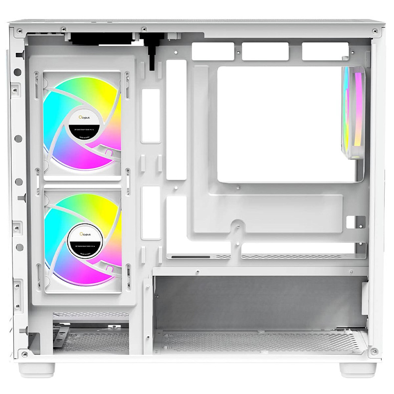 Корпус Ocypus GAMMA C52 W/O PSU, WH ARGB mATX (GAMMA-C52-WHD300XX-GL)