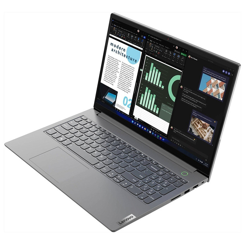 Ноутбук Lenovo 15.6FA/i7-1255U/16/512/Intel Iris XE/W11H /Bl/Mineral Grey ThinkBook 15 G4 IAP