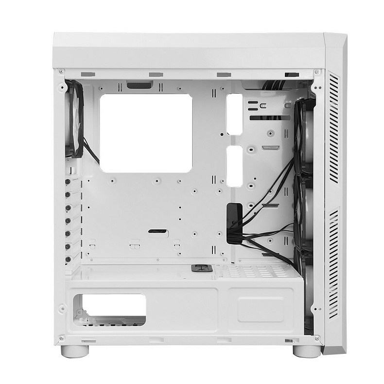 Корпус Chieftec SCORPION III GL-03W-OP 4x120mm A-RGB, ATX, без БЖ, White