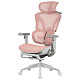 Крісло офісне OfficePro Elite OC950GLP Gray/Light Pink