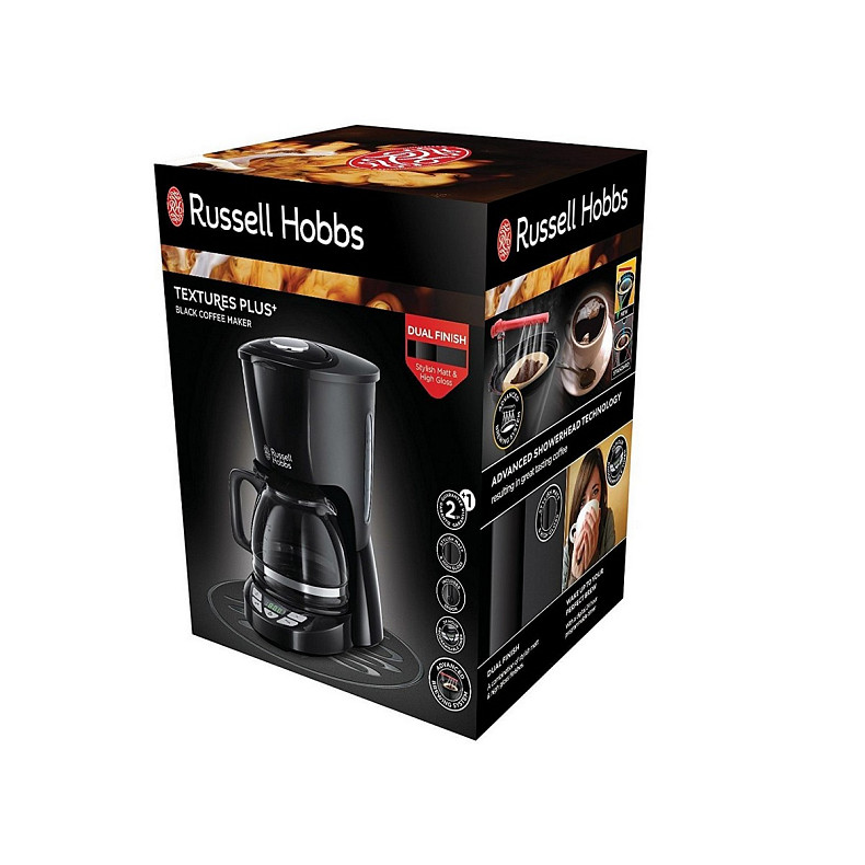 Кофеварка капельная RUSSELL HOBBS 22620-56 Textures Plus+ Black