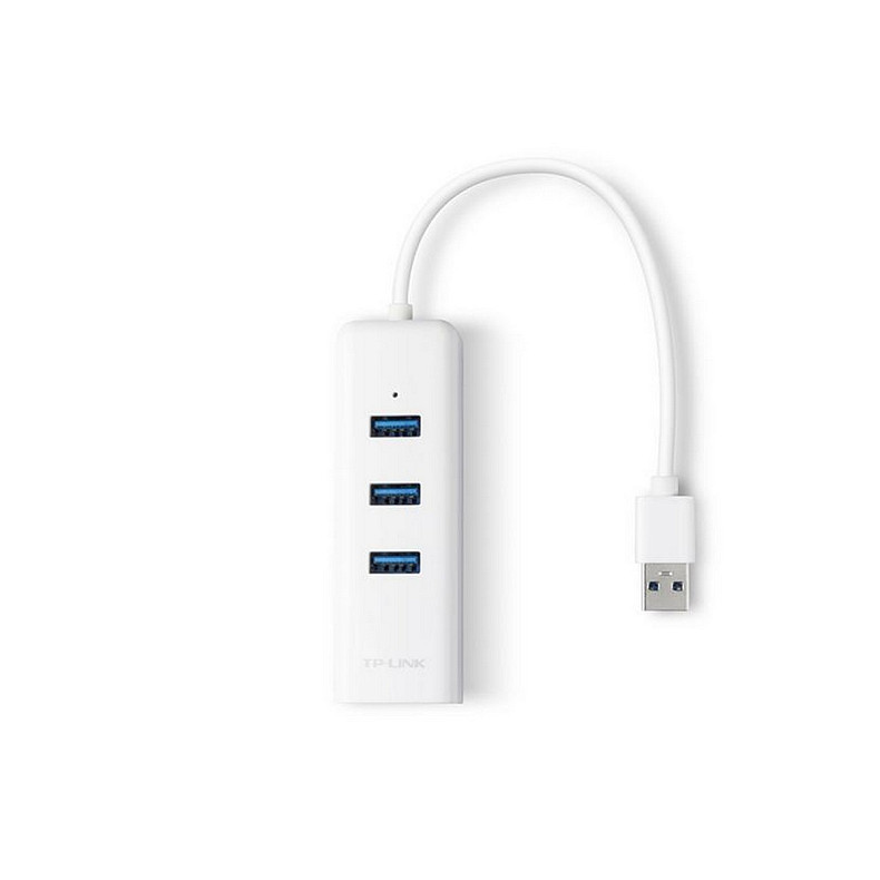 Адаптер TP-Link UE330 (USB 3.0, 10/100/1000Mbps, 3xUSB 3.0 HUB)