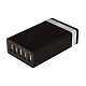 Мережевий з/п JUST Family Quint USB Wall Charger (8A/40W, 5USB) Black - Б/В