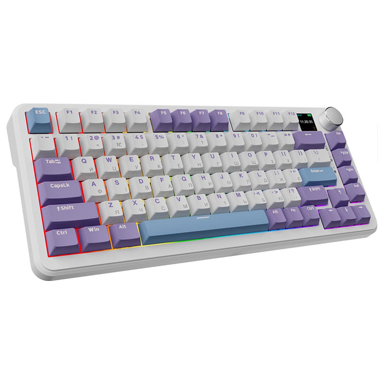 Клавіатура Ajazz AK820 MAX Magnetic switches - Purple (AK820MAX-M-PWB)