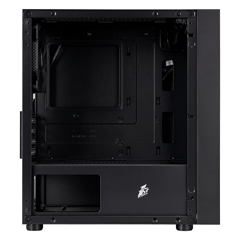 Корпус 1stPlayer B5-M-BK-3F Black без БЖ