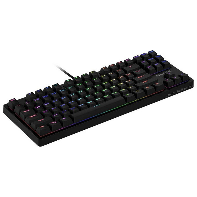 Клавіатура Hator Rockfall TKL Mecha Pink Black USB (HTK-621)