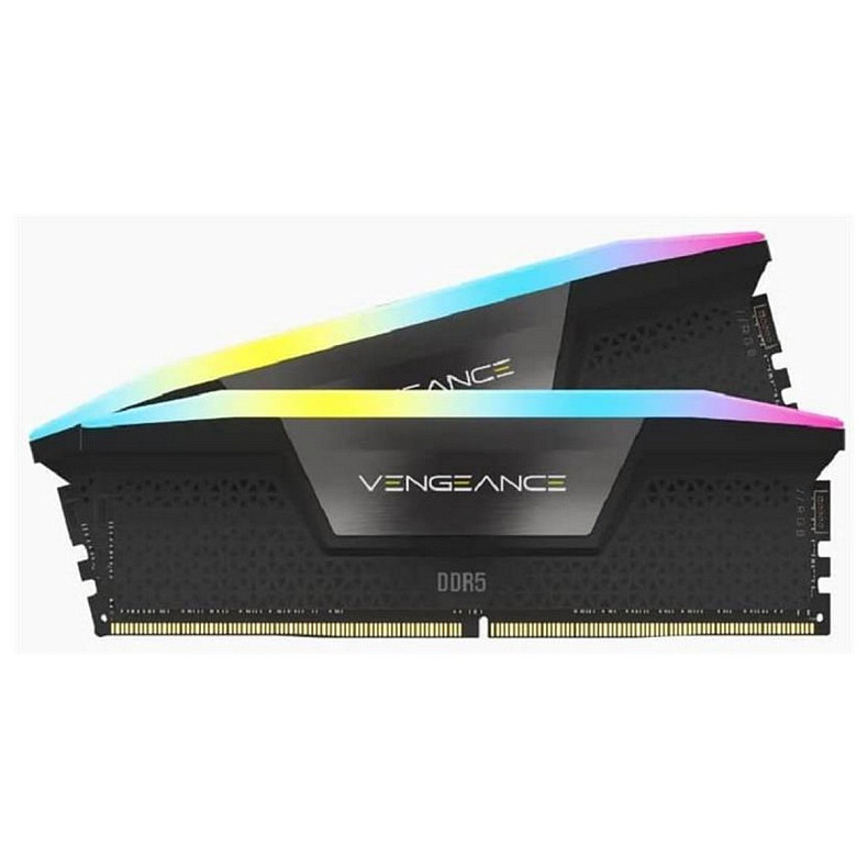 ОЗУ DDR5 2x32GB/6000 Corsair Vengeance RGB Black (CMH64GX5M2B6000C30)