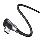Кабель USB 2.0 Type-C M-M, 1 м, (20V/3A), (60W) Черный, Aluminum Case with Braided US323 UGREEN
