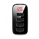 Мережевий зарядний пристрій Baseus Mirror Lake Digital Display 4USB Travel Charger 30W (EU) Black (CCJMHB-B01)